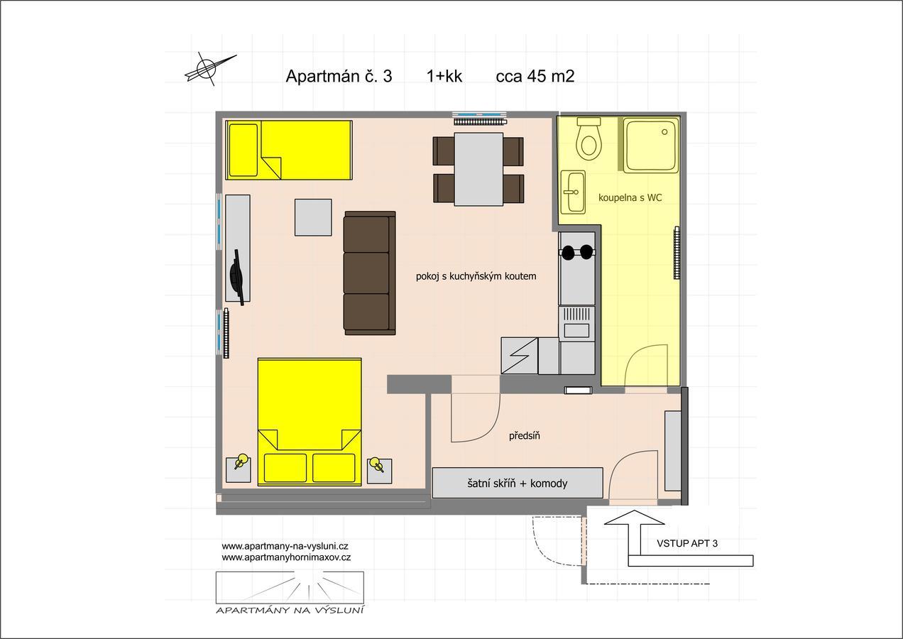 Apartment Na Vysluni Horni Maxov